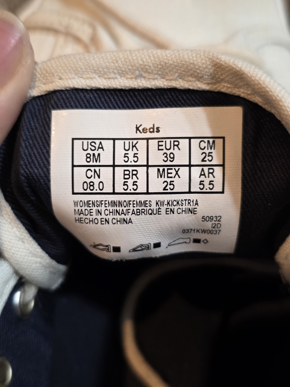 Keds Baseball Stitch Canvas Sneakers White MLB Kickstar 8 - Picture 5 of 9